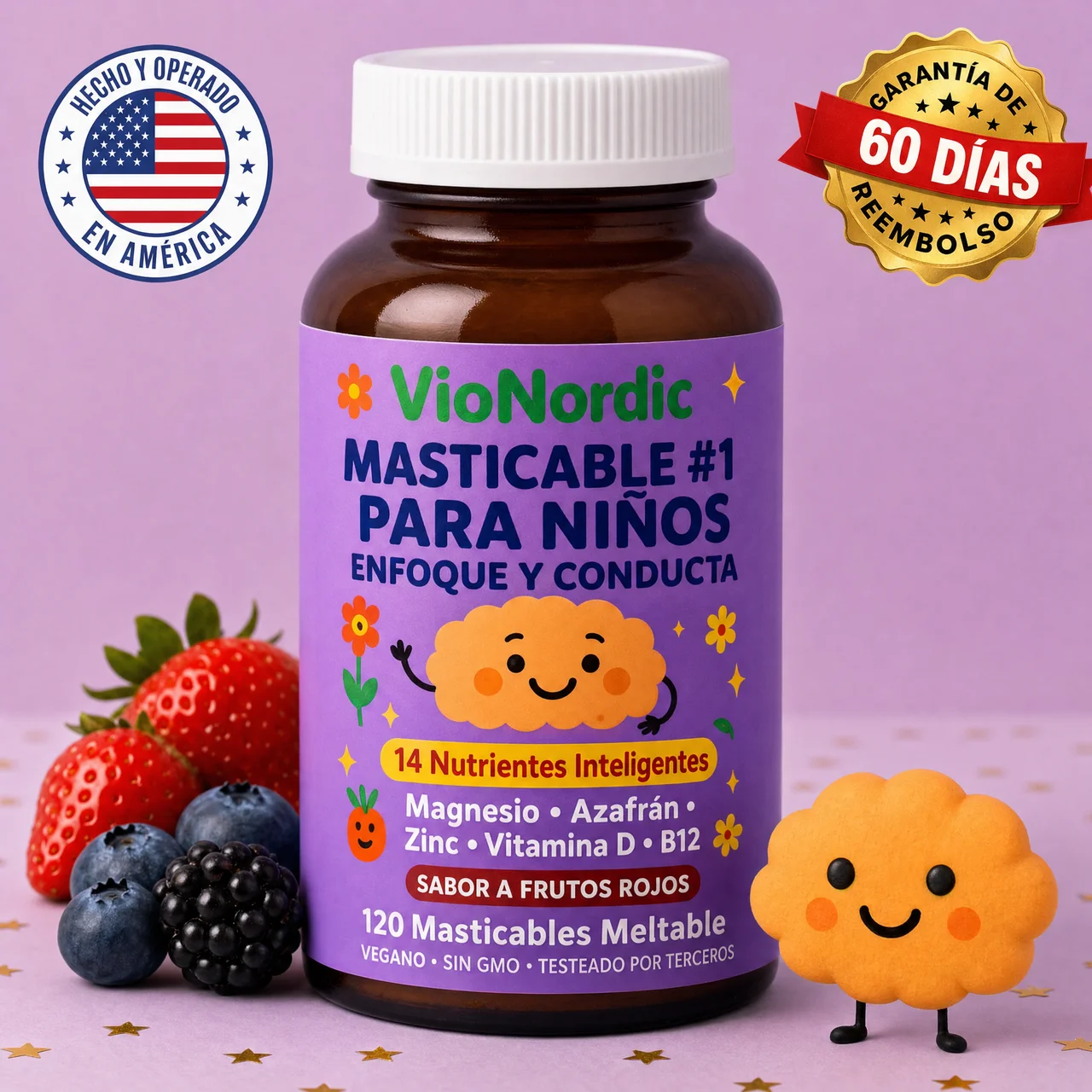 Tabletas masticables para niños